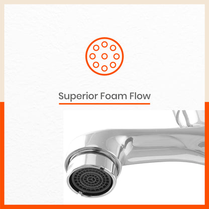 Aquila Wall Mountable Long Body Tap With Flange For Kitchen/Bathroom