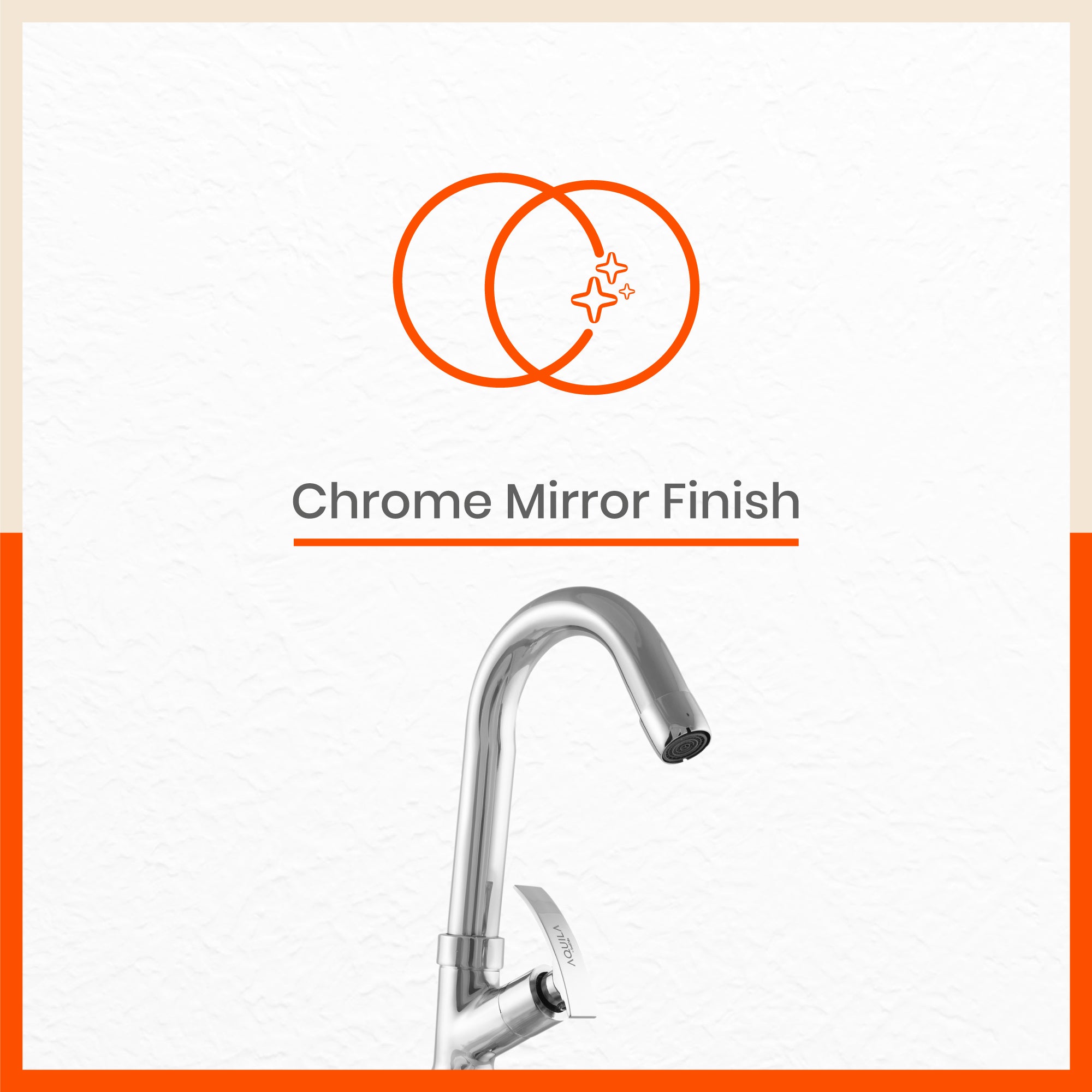 Aquila Sink Mountable Swan Neck Tap For Kitchen/Bathroom