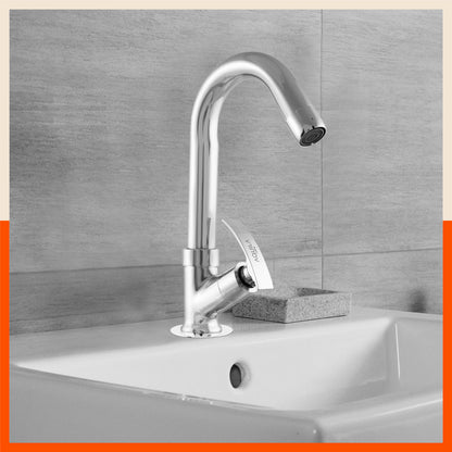 Aquila Sink Mountable Swan Neck Tap For Kitchen/Bathroom