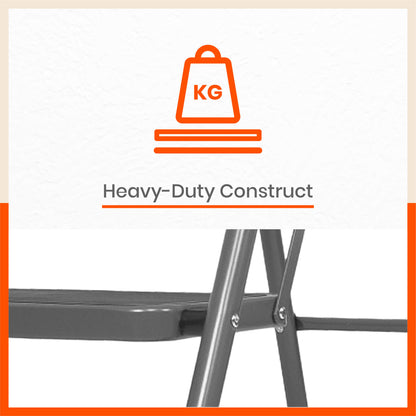 Bathla Boost 3 - Step Foldable Steel Ladder For Home