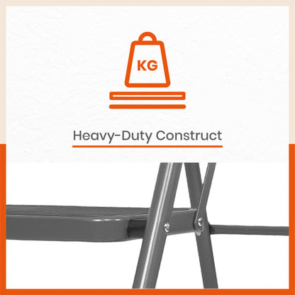 Bathla Boost 5 - Step Foldable Steel Ladder For Home