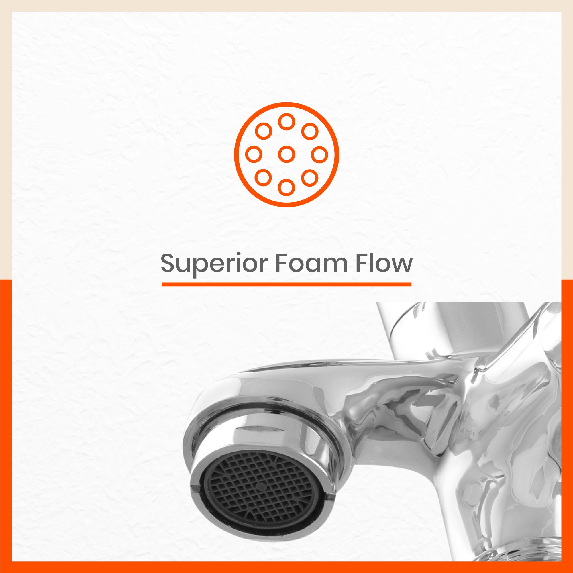 Aquila Wall Mountable Bib 2 Way Tap With Flange For Kitchen/Bathroom