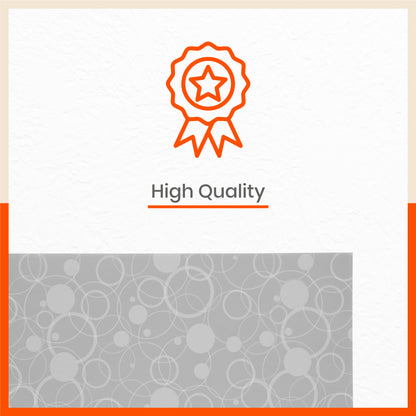 VIDA Multipurpose Circles Texture Fridge Mats |White & Grey Combo (45 cm X 30 cm 425 GSM)