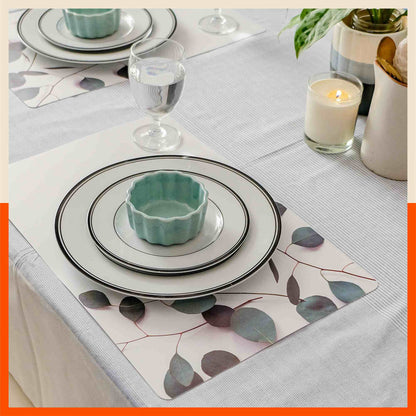 Polypropylene Table Mats & Coasters for Dining Table at Home (Aride - Set of 6)