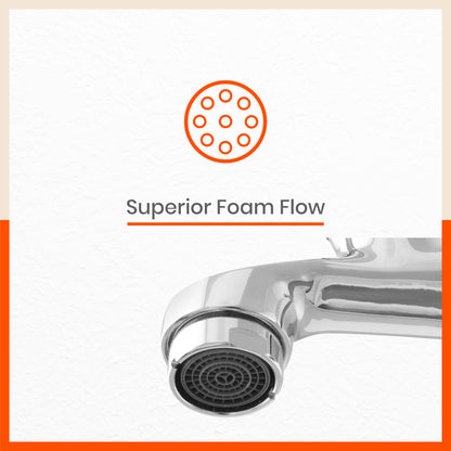 Aquila Wall Mountable Bib Tap With Flange For Kitchen/Bathroom
