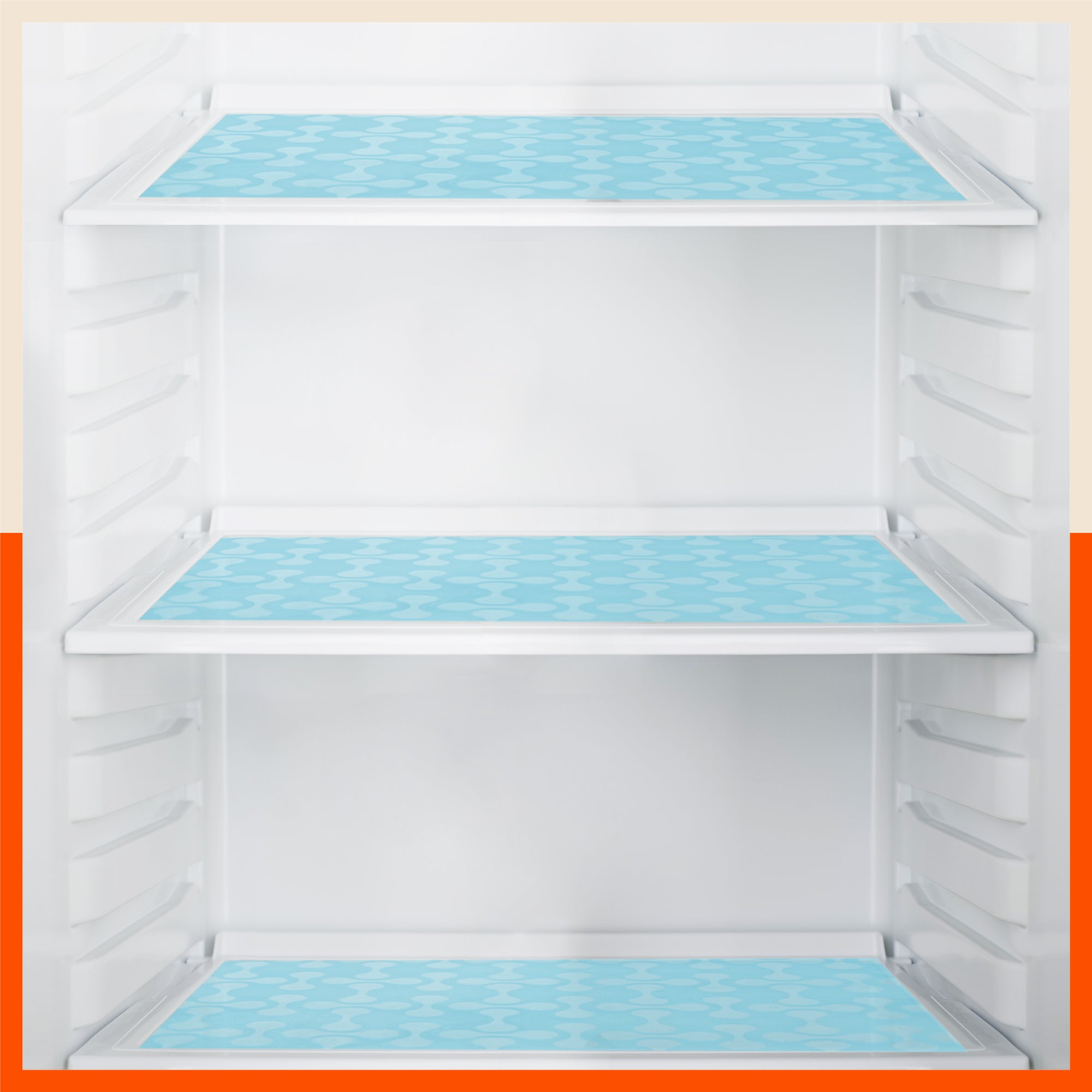 VIDA Multipurpose Abstract Texture Fridge Mats |Blue (45 cm X 30 cm 425 GSM)