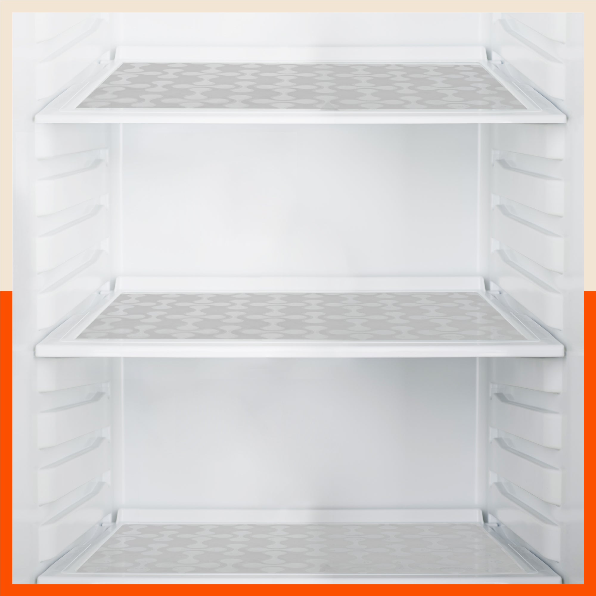 VIDA Multipurpose Abstract Texture Fridge Mats |Grey (45 cm X 30 cm 425 GSM)