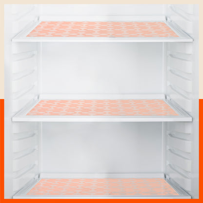 VIDA Multipurpose Abstract Texture Fridge Mats |Red (45 cm X 30 cm 425 GSM)