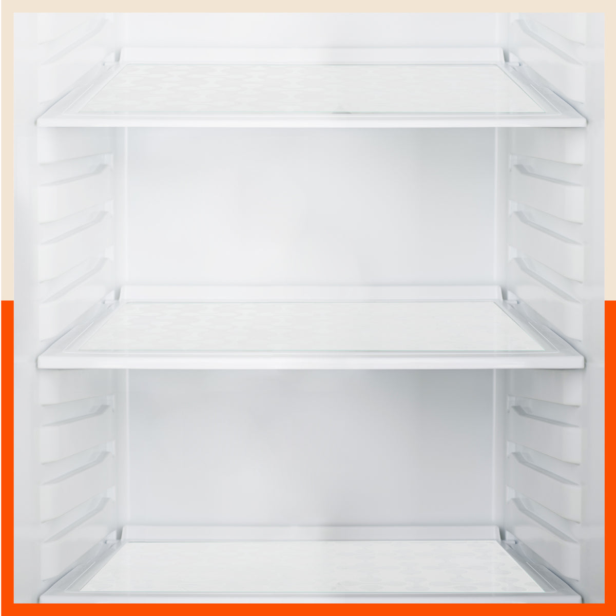 VIDA Multipurpose Abstract Texture Fridge Mats |White (45 cm X 30 cm 4 ...