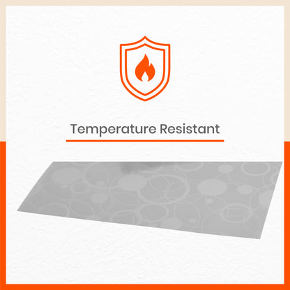 VIDA Multipurpose Circles Texture Fridge Mats |Grey (45 cm X 30 cm 425 GSM)
