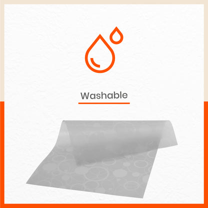 VIDA Multipurpose Circles Texture Fridge Mats |Grey (45 cm X 30 cm 425 GSM)