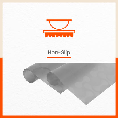 VIDA Multipurpose Abstract Texture Fridge Mats |Grey (45 cm X 30 cm 425 GSM)
