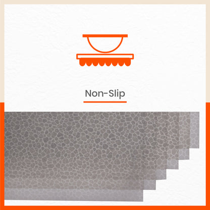 VIDA Multipurpose Pebbles Texture Fridge Mats |Grey (45 cm X 30 cm 425 GSM)