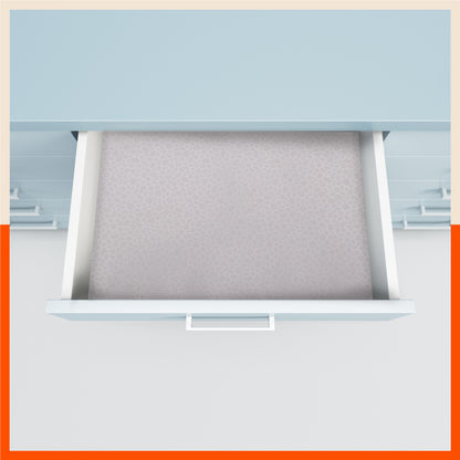 VIDA Multipurpose Pebbles Texture Fridge Mats |Grey (45 cm X 30 cm 425 GSM)