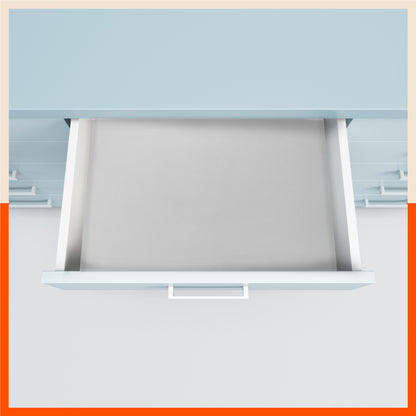 VIDA Multipurpose Translucent Texture Fridge Mats |Grey (45 cm X 30 cm 425 GSM)