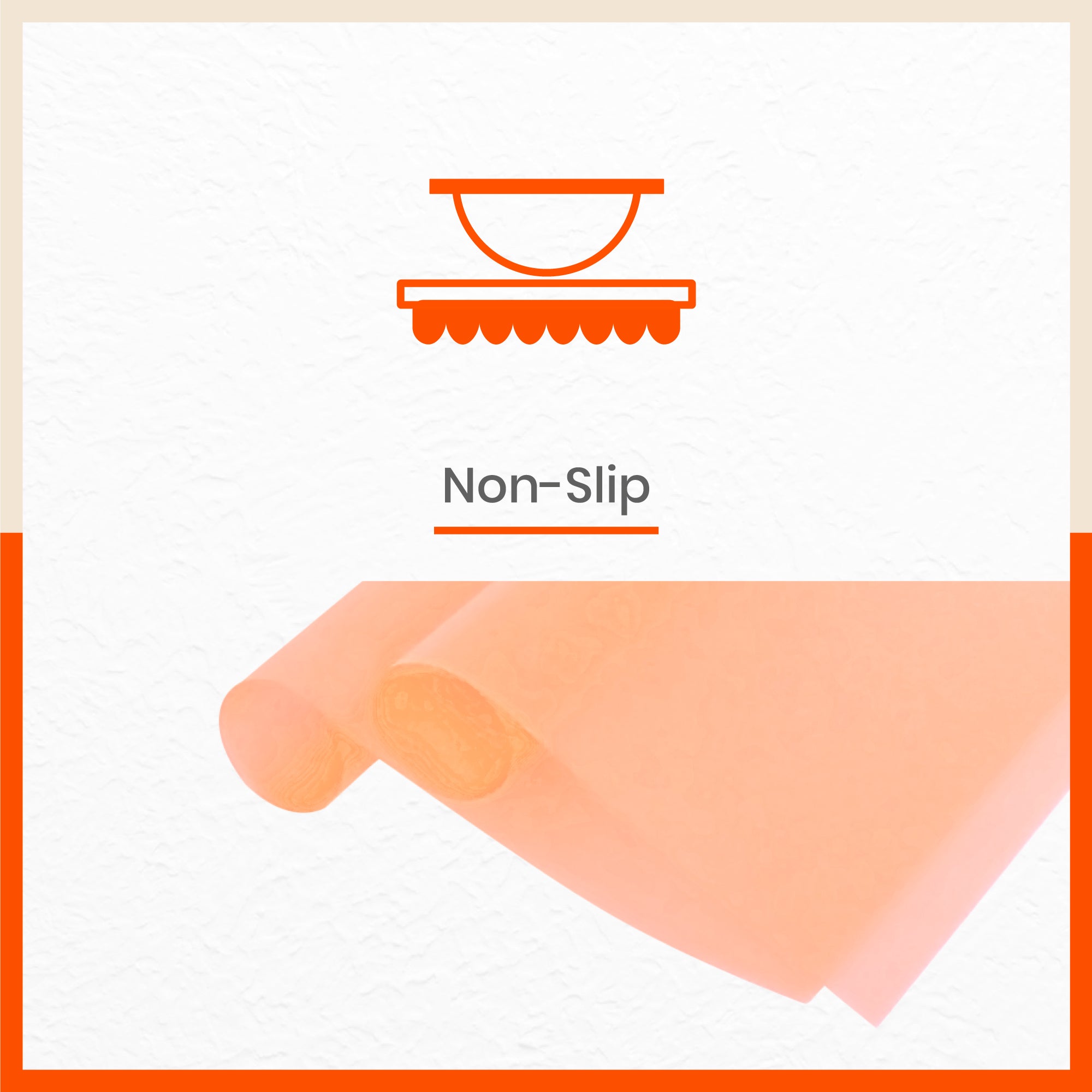 VIDA Multipurpose Translucent Texture Fridge Mats |Red (45 cm X 30 cm 425 GSM)
