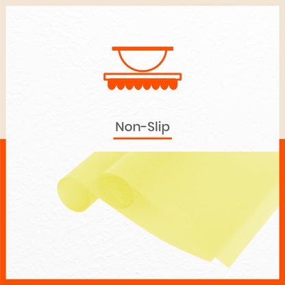 VIDA Multipurpose Translucent Texture Fridge Mats |Yellow & Teal Combo (45 cm X 30 cm 425 GSM)
