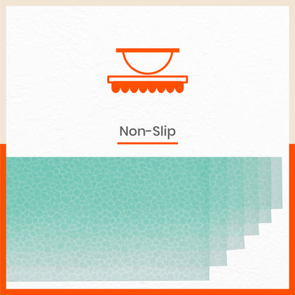 VIDA Multipurpose Pebbles Texture Fridge Mats |Teal (45 cm X 30 cm 425 GSM)