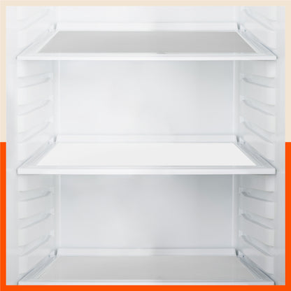 VIDA Multipurpose Translucent Texture Fridge Mats |White & Grey Combo (45 cm X 30 cm 425 GSM)