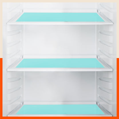 VIDA Multipurpose Translucent Texture Fridge Mats |Teal (45 cm X 30 cm 425 GSM)