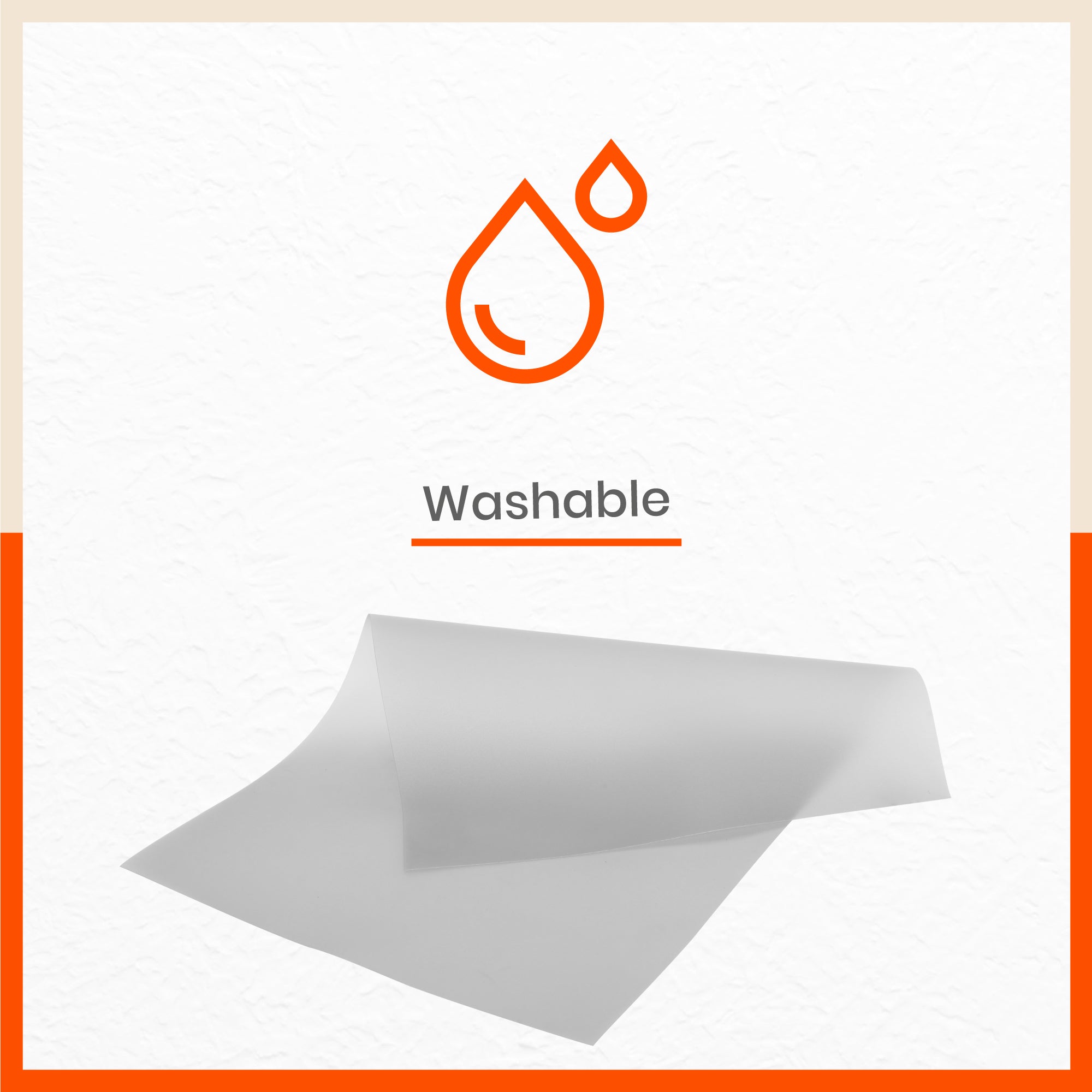 VIDA Multipurpose Translucent Texture Fridge Mats |White & Grey Combo (45 cm X 30 cm 425 GSM)