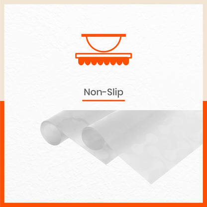 VIDA Multipurpose Translucent Texture Fridge Mats | White (45 cm X 30 cm 425 GSM)