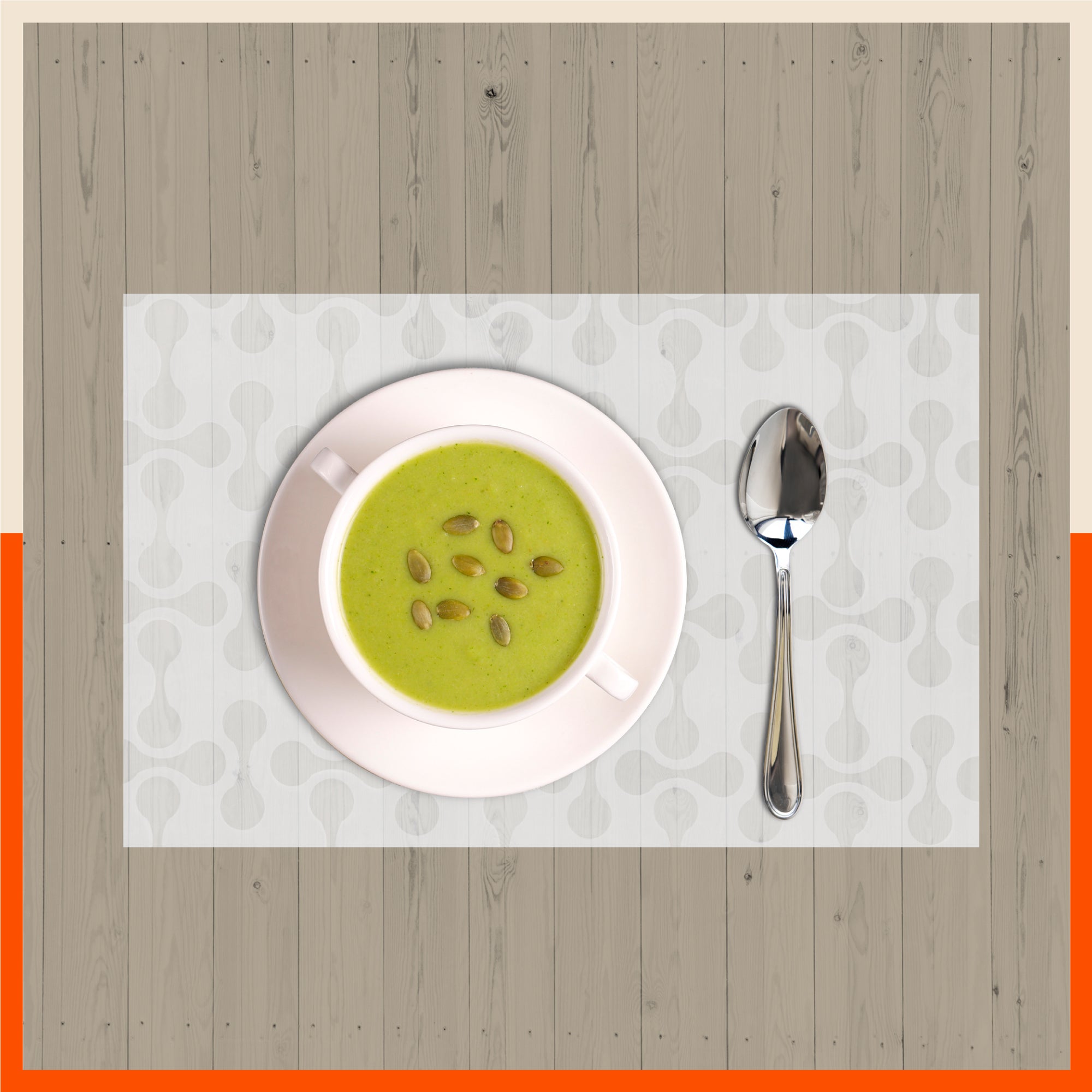 VIDA Multipurpose Translucent Texture Fridge Mats | White (45 cm X 30 cm 425 GSM)