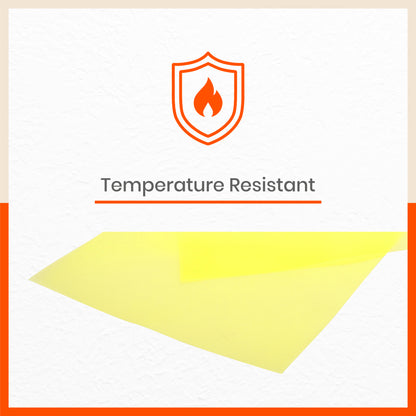 VIDA Multipurpose Translucent Texture Fridge Mats |Yellow (45 cm X 30 cm 425 GSM)