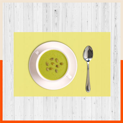 VIDA Multipurpose Translucent Texture Fridge Mats |Yellow (45 cm X 30 cm 425 GSM)
