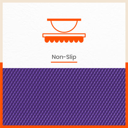 Vega Multipurpose Diamond Texture Shelf Liner | Purple (45 cm X 300 cm 380 GSM)