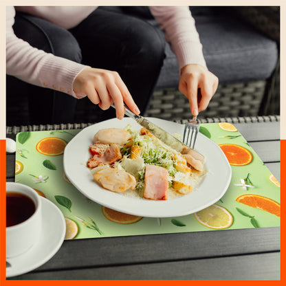 Polypropylene Table Mats & Coasters for Dining Table at Home (Fruchte - Set of 6)