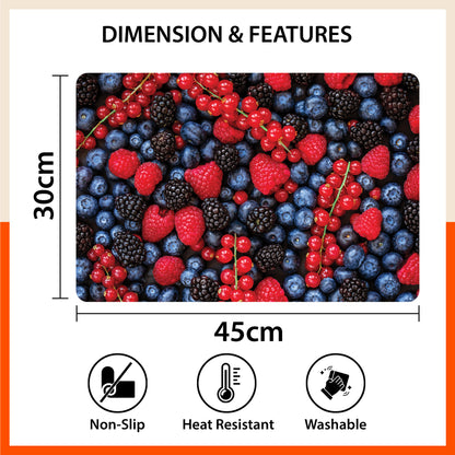 Polypropylene Table Mats & Coasters for Dining Table at Home (Pome - Set of 6)