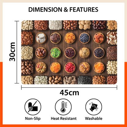 Polypropylene Table Mats & Coasters for Dining Table at Home (Aride - Set of 6)