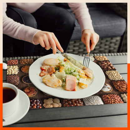 Polypropylene Table Mats & Coasters for Dining Table at Home (Aride - Set of 6)