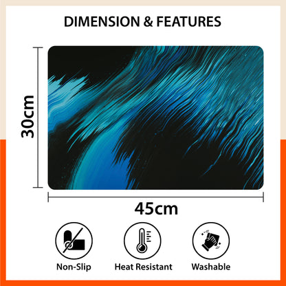 Polypropylene Table Mats & Coasters for Dining Table at Home (Eternity - Set of 6)