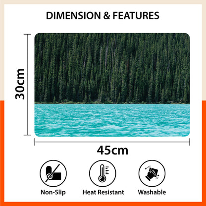 Polypropylene Table Mats & Coasters for Dining Table at Home (Fiume - Set of 6)