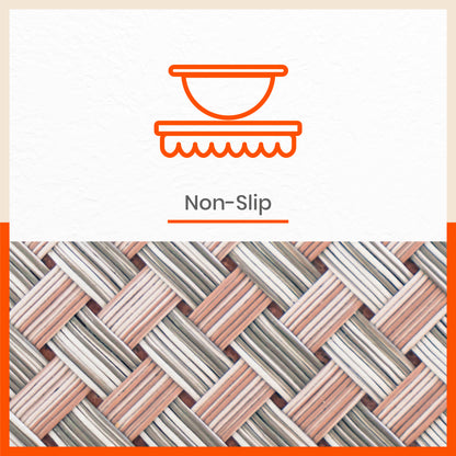 Polypropylene Table Mats & Coasters for Dining Table at Home (Modello - Set of 6)