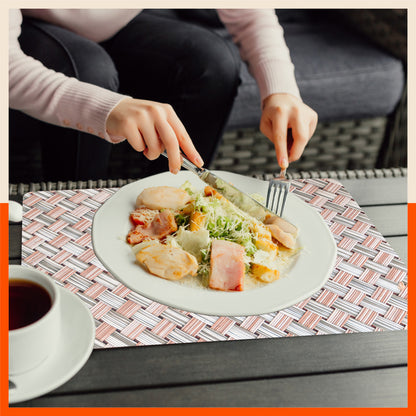 Polypropylene Table Mats & Coasters for Dining Table at Home (Modello - Set of 6)