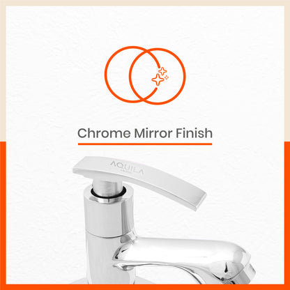 Aquila Sink Mountable Pillar Tap With Flange For Kitchen/Bathroom