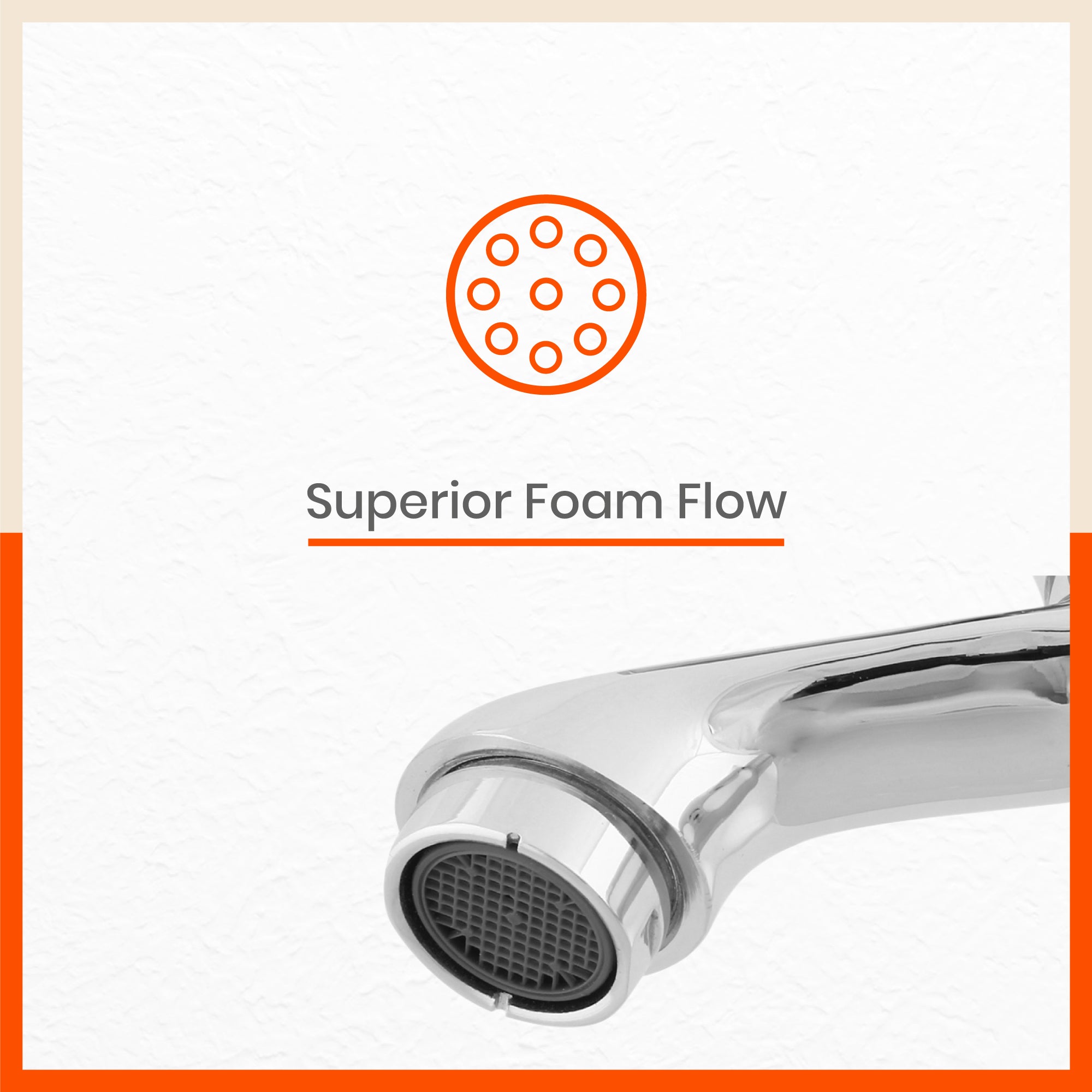 Aquila Sink Mountable Pillar Tap With Flange For Kitchen/Bathroom