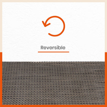 Woven PVC Table Mats / Placemats for Dining Table at Home (Owen - Set of 6)