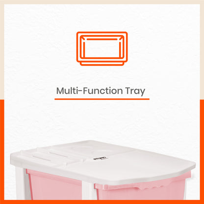 Stomo 6 Multi-Purpose Storage Organizer for Home and Office (Multi Colour - Pastel)