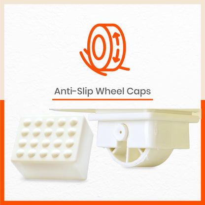 Stomo 5 Drawer Multi-Purpose Storage Organizer for Home and Office (Peach)