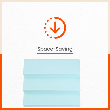 Stomo Taro Multipurpose Shelf Organizer for Home | Baby Blue - Set of 2