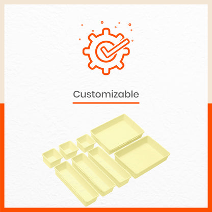 Stomo Vero Multipurpose Drawer Organizer for Home | Off White