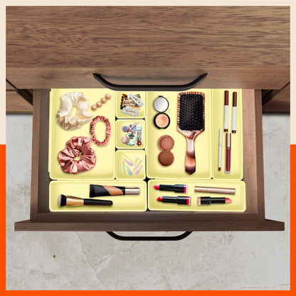 Stomo Vero Multipurpose Drawer Organizer for Home | Off White